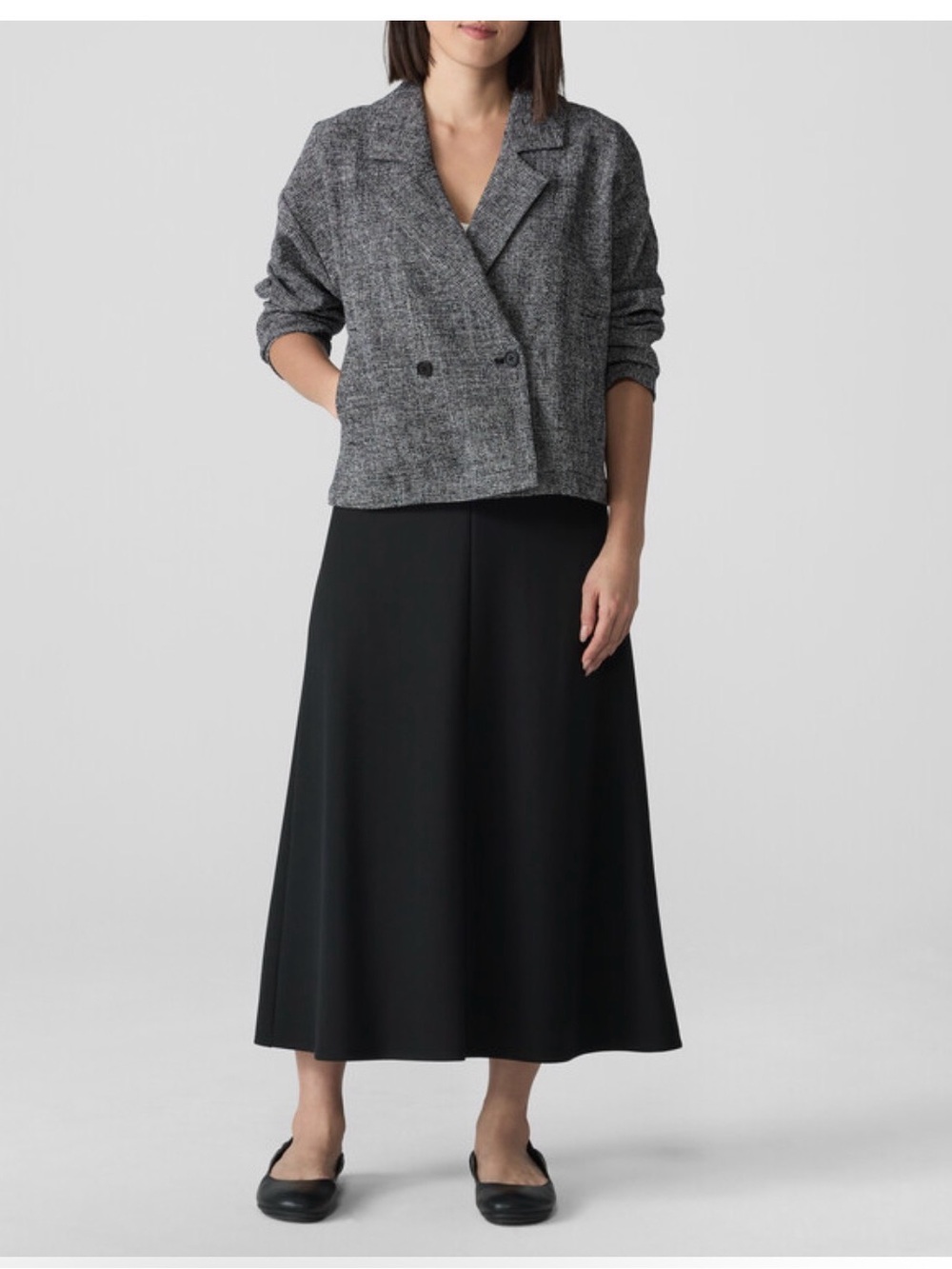 New Eileen Fisher Organic Cotton Blazer jacket